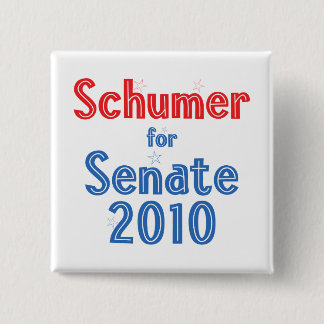 Chuck Schumer for Senate 2010 Star Design 2 Inch Square Button