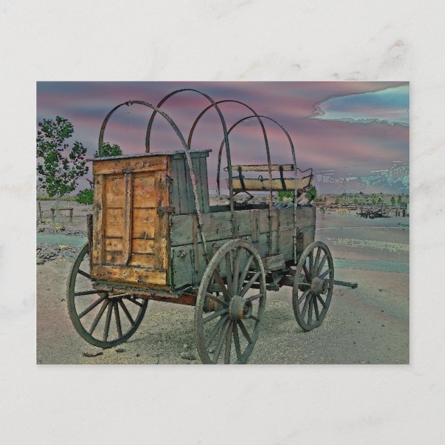Chuck Wagon Postcard (Front)