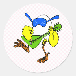 Chuckie Chicken Classic Round Sticker