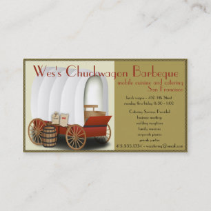 Chuckwagon Food Truck/Catering Business Card