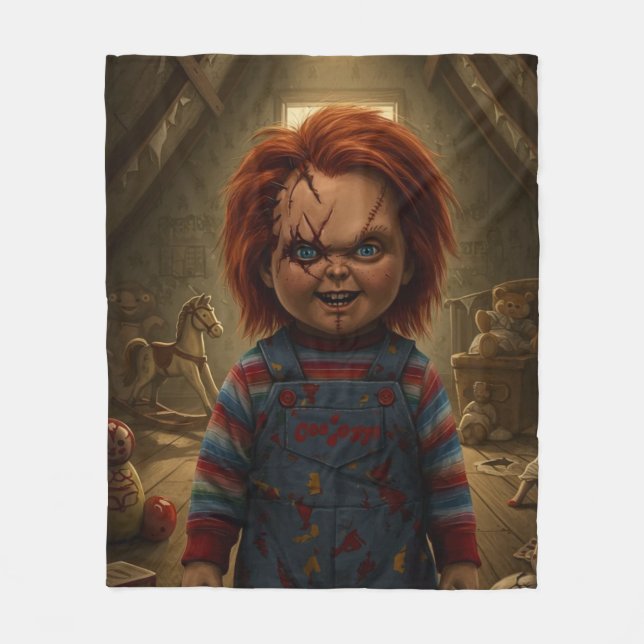 chucky fleece blanket (Front)