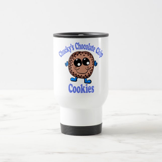 Chucky's Chocolate Chip Cookies Travel Mug (Center)