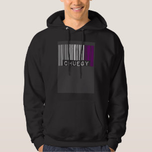 Chuegy Asexual Pride Flag Barcode LGBTQ Joke Slan Hoodie