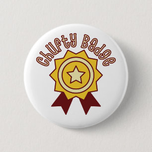 Chufty Badge - northern humour funny Manchester 2 Inch Round Button