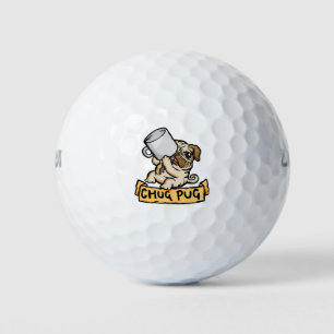 Chug Pug Golf Balls