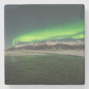 Chugach Aurora Stone Coaster