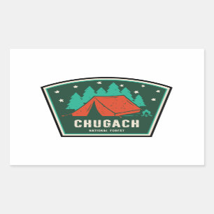 Chugach National Forest Camping Sticker