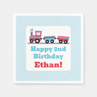 Chugga Chugga Choo Choo Train Party Napkins