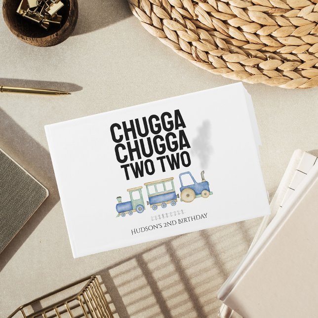 Chugga Chugga Deux | Anniversaire Livre d'Invité (Créateur téléchargé)