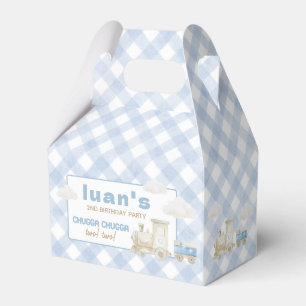 Chugga Chugga Train Birthday  Favor Box