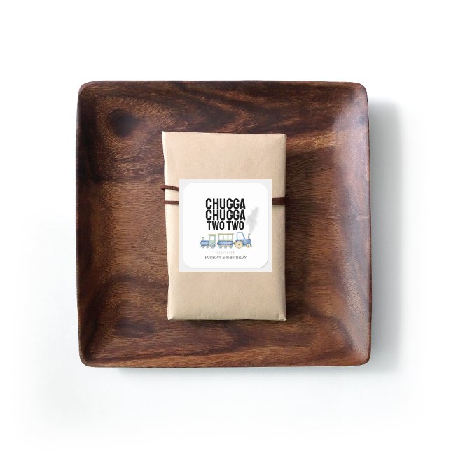 Chugga Chugga Two Two | Birthday | Favour Sticker (Creator Uploaded)