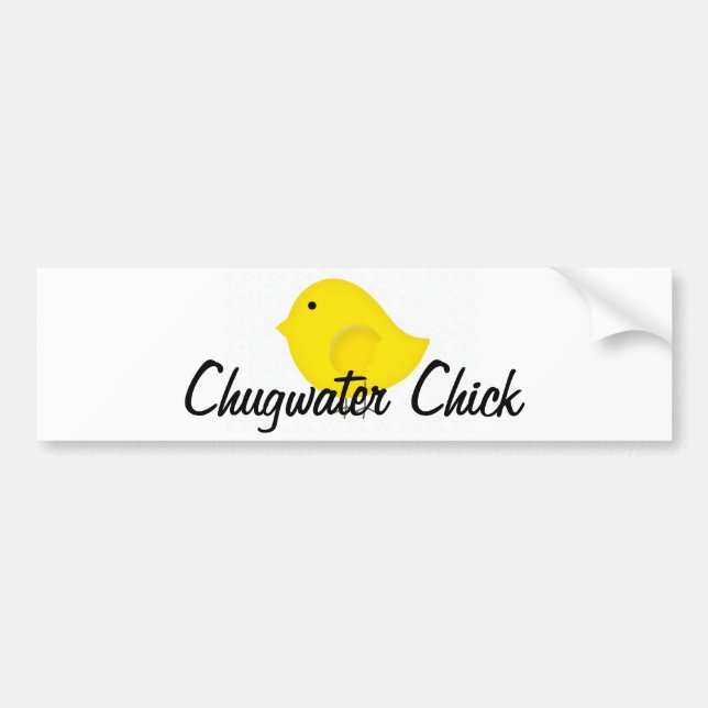 Chugwater Chick Bumper Sticker (Front)