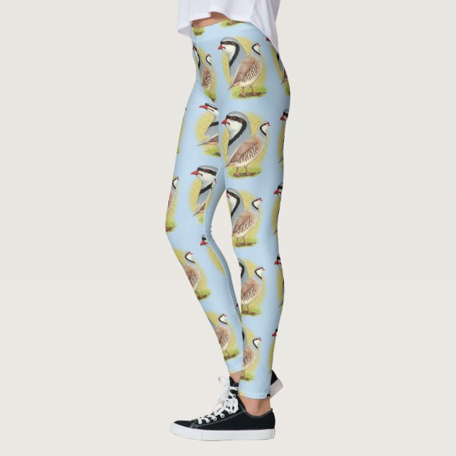 Chukar Partridge Combo Leggings (Left)