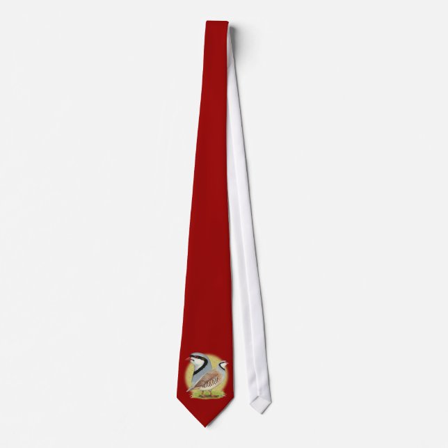 Chukar Partridge Combo Tie (Front)