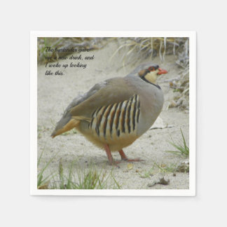 Chukar Partridge Napkin