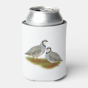 Chukar Partridge Pair Can Cooler