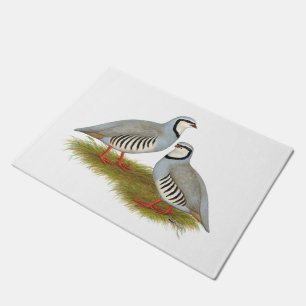 Chukar Partridge Pair Doormat