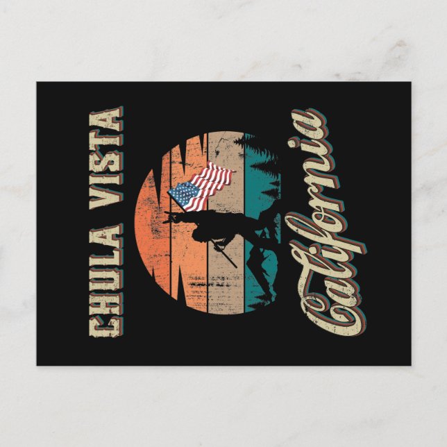 Chula Vista California Postcard (Front)