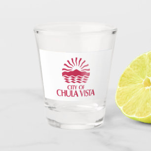 Chula Vista city flag Shot Glass
