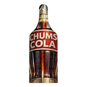 Chums cola glass chopping board/kitchen accessorie cutting board