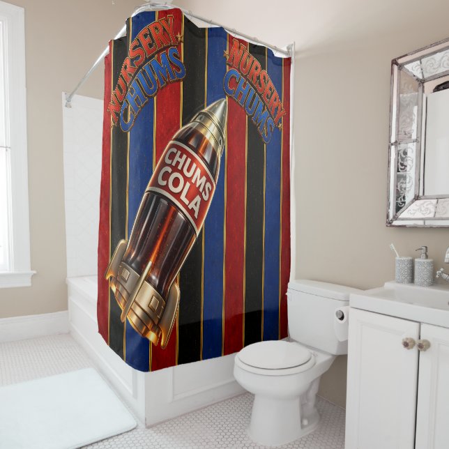 Chums rocket ship cola/rocket bathroom/ (In Situ)