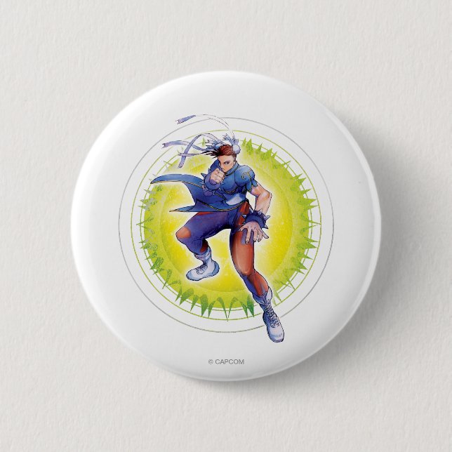 Chun-Li 2 Inch Round Button (Front)