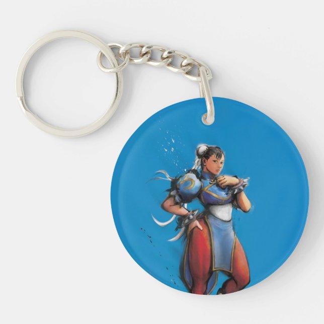 Chun-Li Hand on Hip Keychain (Front)