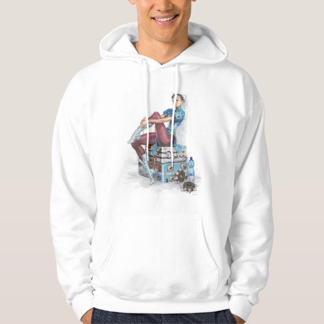Chun-Li Tying Shoe Hoodie (Front)