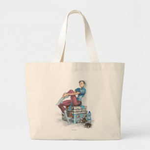 Chun-Li Tying Shoe Large Tote Bag