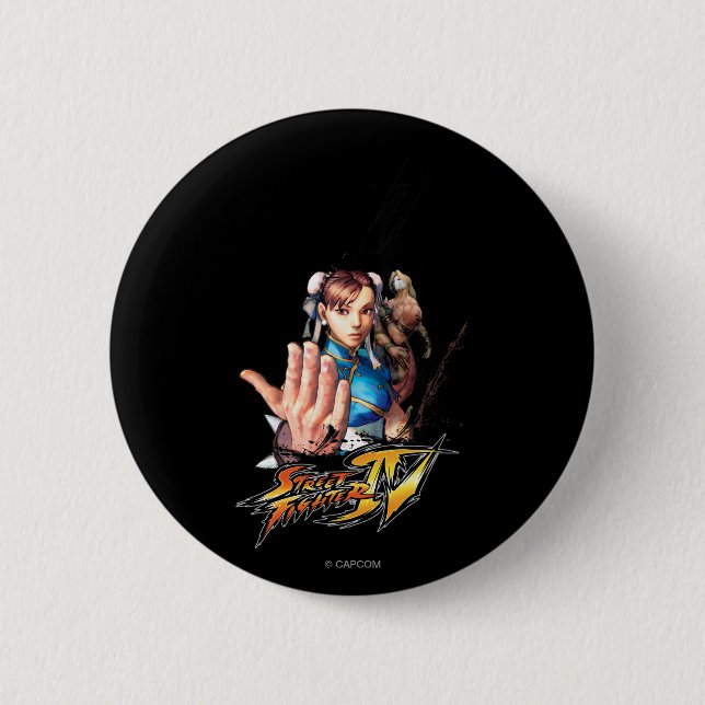 Chun-Li Vs. Vega 2 Inch Round Button (Front)