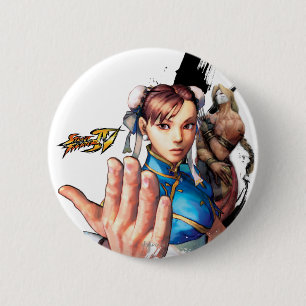 Chun-Li Vs. Vega 2 Inch Round Button