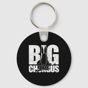 Chungus Meme Retro Vintage Distressed Video Game D Keychain