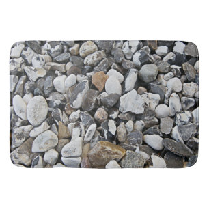 Chunks of Gravel & Stone Bath Mat