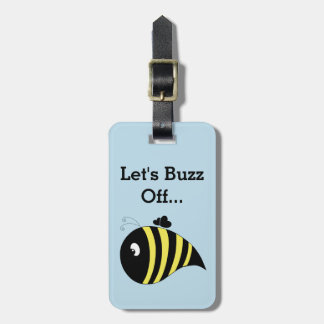 Chunky Bee  Luggage Tag