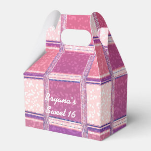 Chunky Chic Glitter Square Glamour Party Favour Bo Favor Box