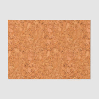 Chunky Natural Cork Wood Grain Look Tissue Paper