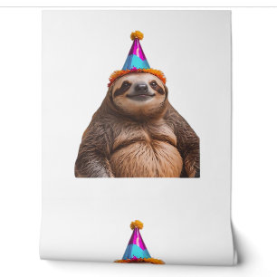Chunky Sloth birthday party hat gift funny meme pr Wallpaper