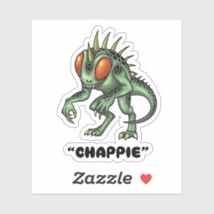 Chupacabra "Chappie" Cryptid autocollant