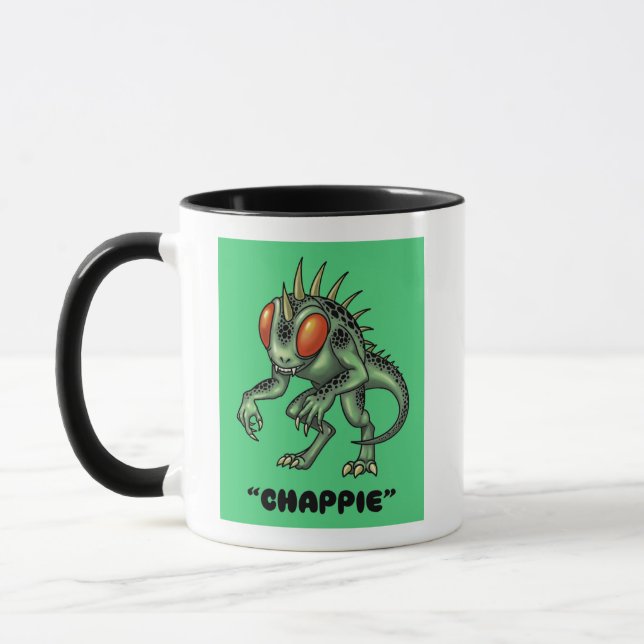 Chupacabra “Chappie” Cryptid coffee mug (Left)