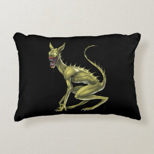 Chupacabra Cryptid Beast Accent Pillow