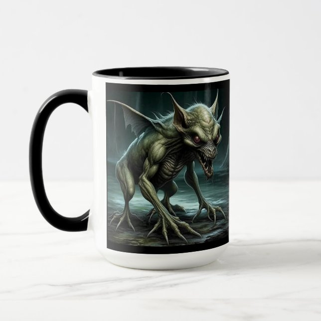 Chupacabra - Cryptid Monsters or Animals Mug (Left)