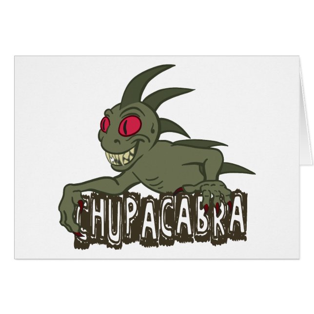 Chupacabra de bande dessinée (Devant horizontal)