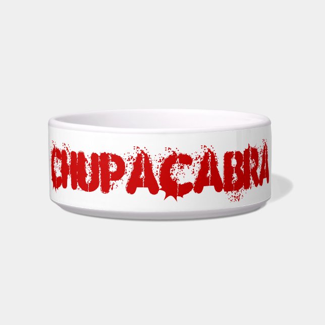 CHUPACABRA Pet Bowl (Front)