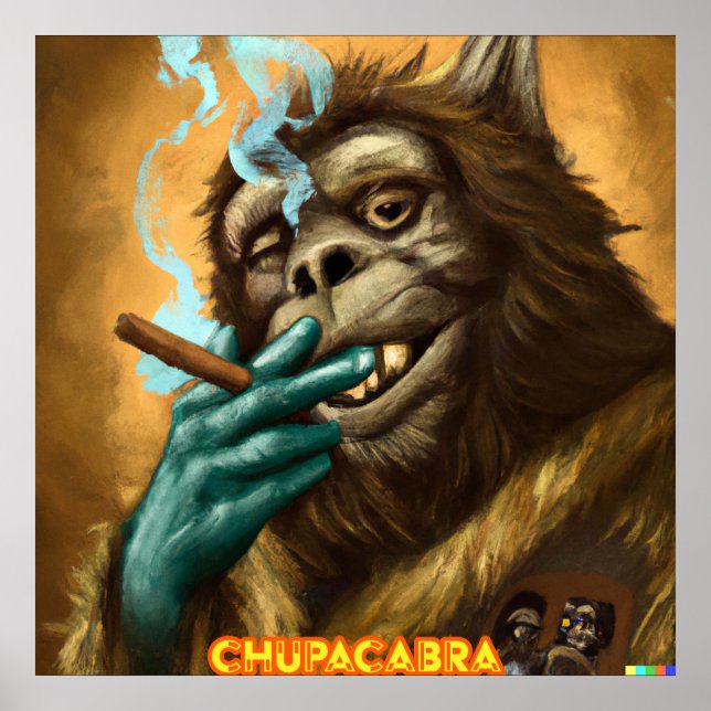 Chupacabra Print, Value Poster Paper (Matte) (Devant)