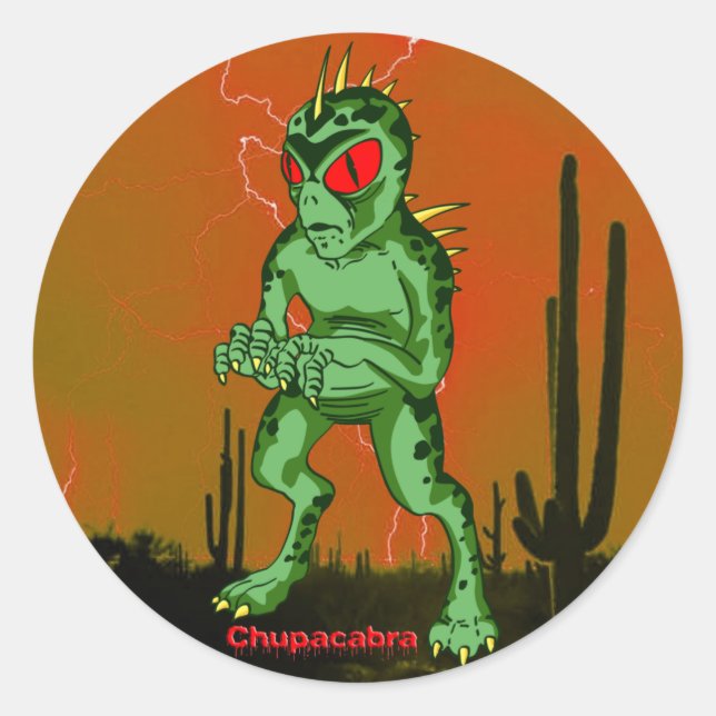 Chupacabra Sticker (Front)