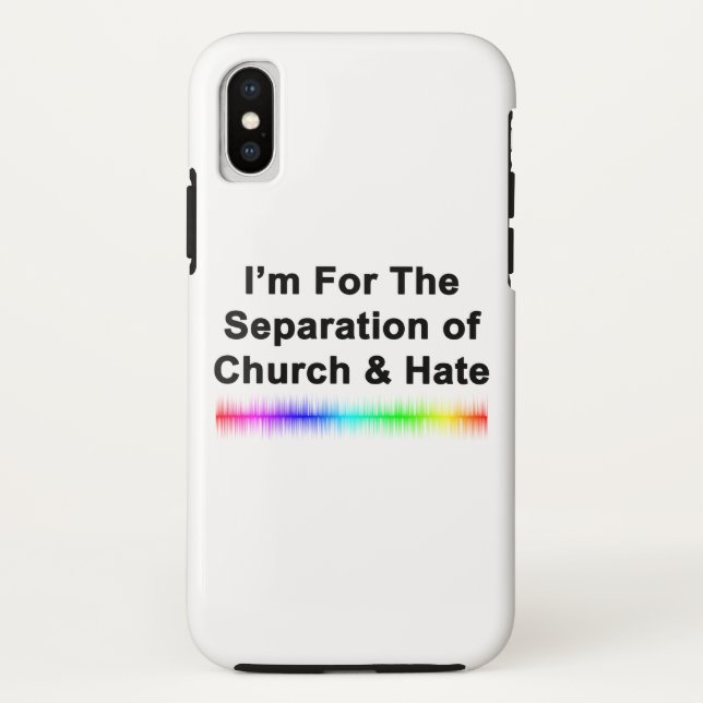 Church and Hate Case-Mate iPhone Case (Back)