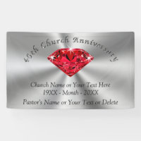 Church Anniversary Banner or Your Celebration