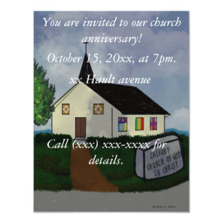 invitation for church anniversary