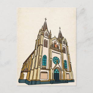 Church Art Postcard