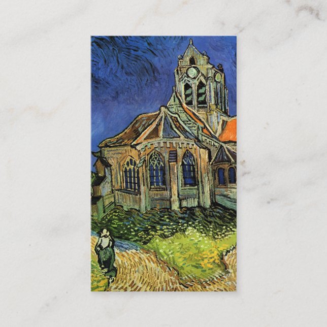 Church at Auvers by Vincent van Gogh Wedding Enclosure Card (Front)